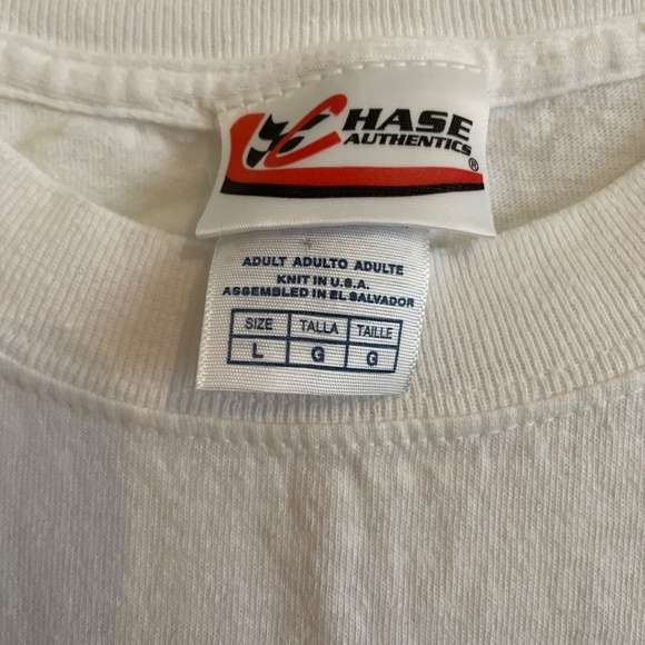 Dale Earnhardt white cotton T size L - Picture 3 of 5